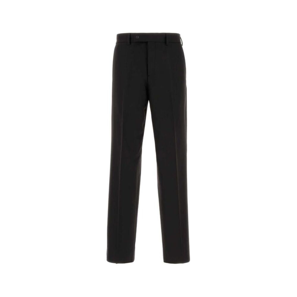 Fendi Men Chocolate Twill Pant